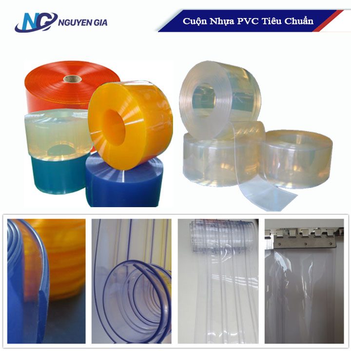Các loại cuộn nhựa PVC nhiều màu