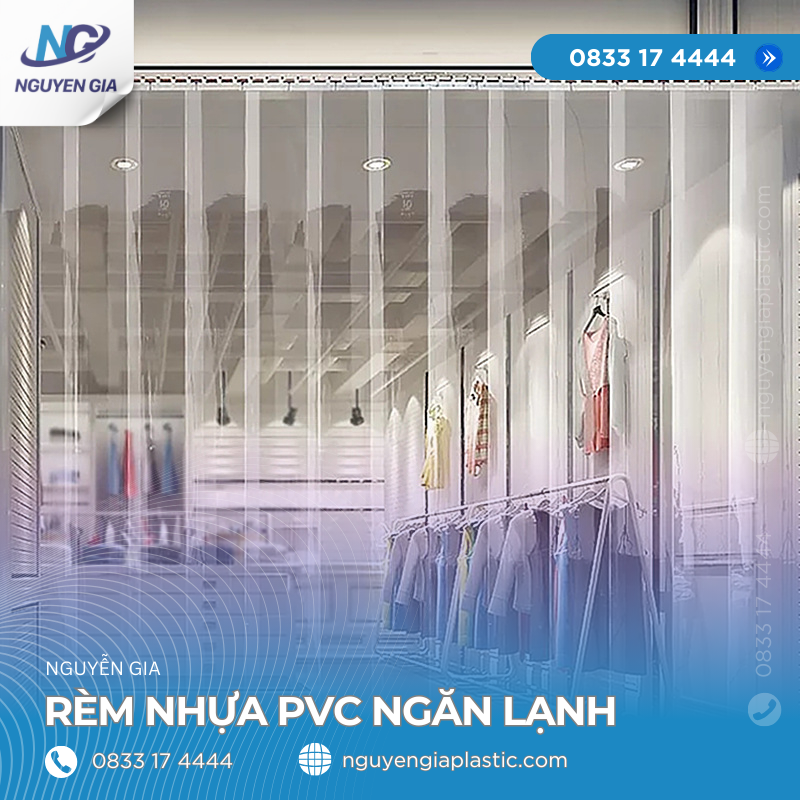 Rèm Nhựa PVC Ngăn Lạnh Nguyễn Gia