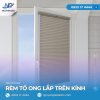 Rèm Tổ Ong Lắp Trên Kính