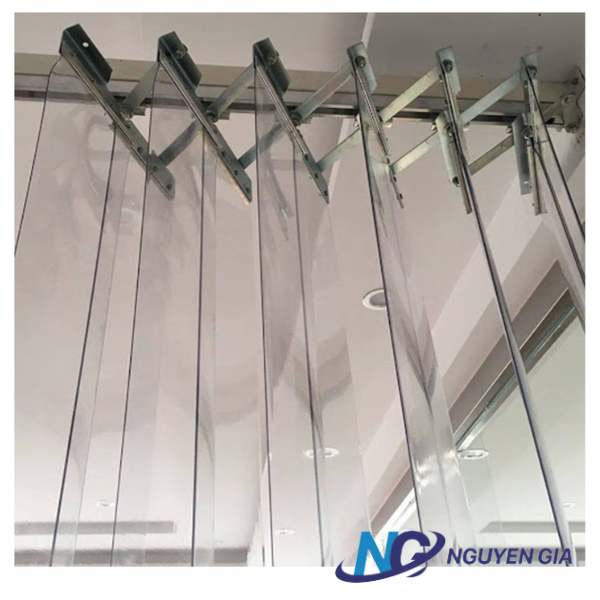 Phụ kiện rèm nhựa PVC xoay lật (xoay xếp)