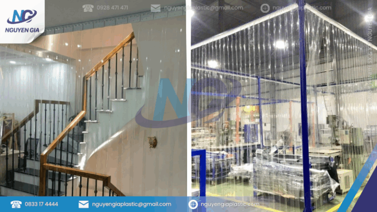 Thi Công Lắp Đặt Rèm Nhựa PVC Tại Thái Nguyên,Rèm Nhựa PVC Bình Định