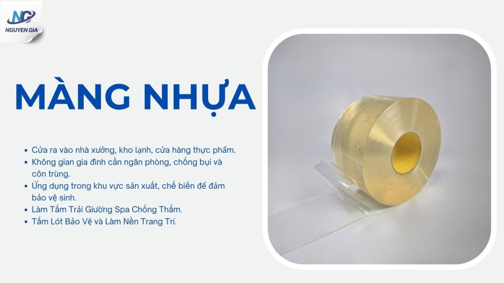 Màng Nhựa PVC Trong Dày 2.0mm x 1.200mm