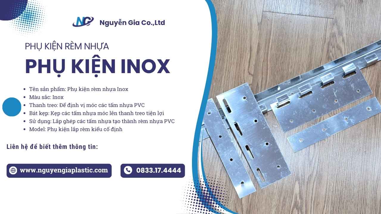 Phu-kien-rem-nhua-inox, Màng Nhựa PVC Nam Châm Từ Dày 1.5mm x 400mm