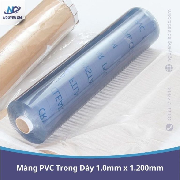 Cuộn màng nhựa PVC trong dày 1.0mm