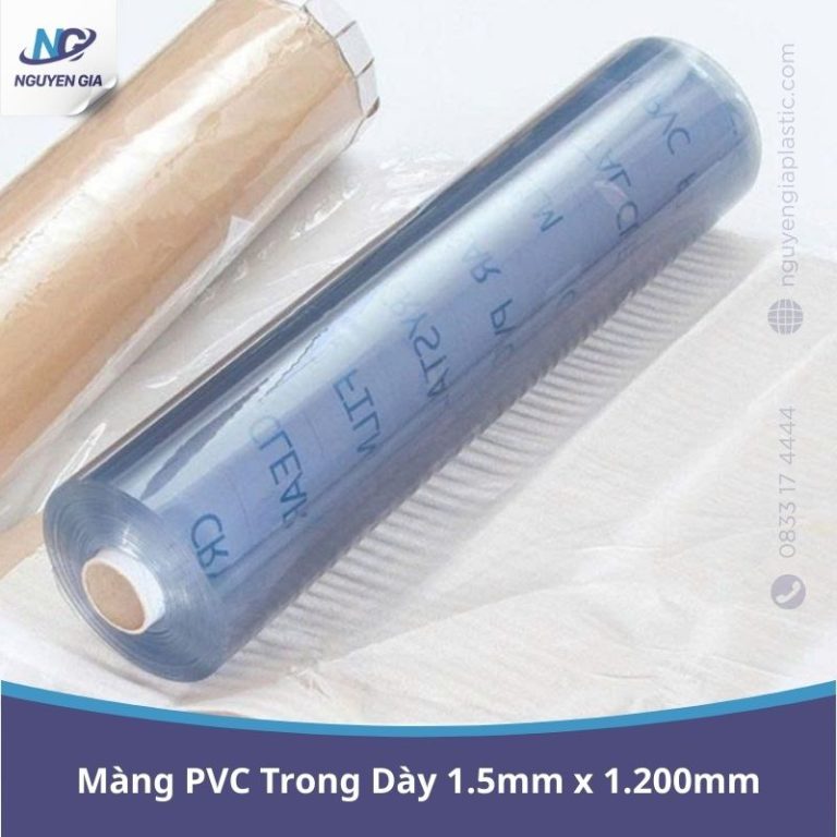 Màng nhựa PVC trong dạng cuộn