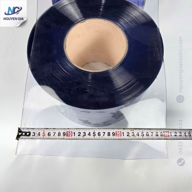 Cuộn dải nhựa PVC xanh đậm