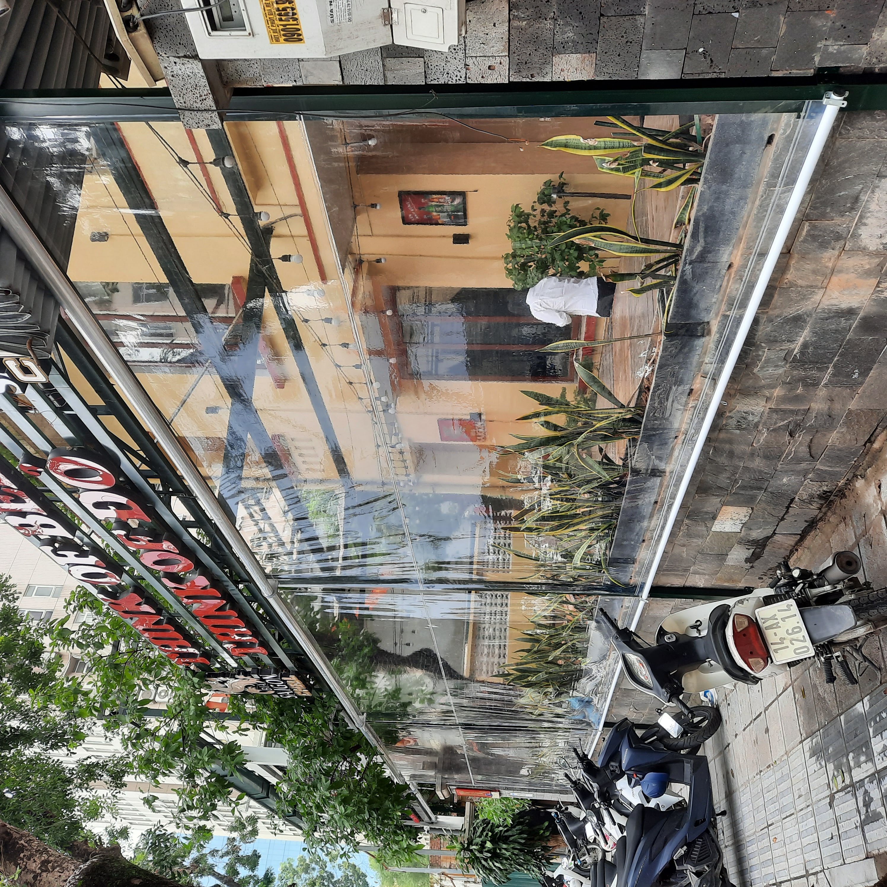 Rèm cuốn nhựa PVC trong