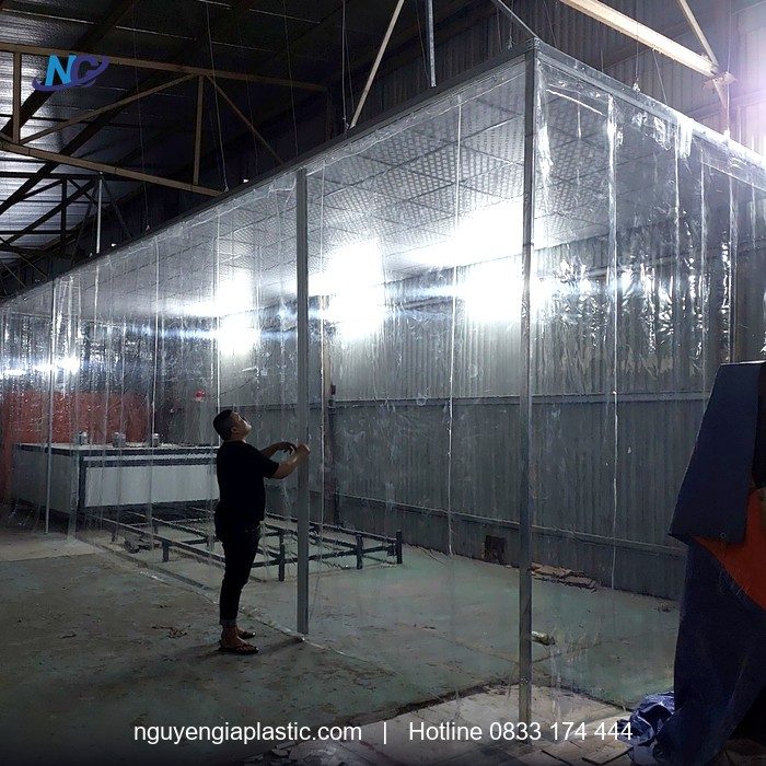 Rèm nhựa PVC tại Cần Thơ - Nguyễn Gia