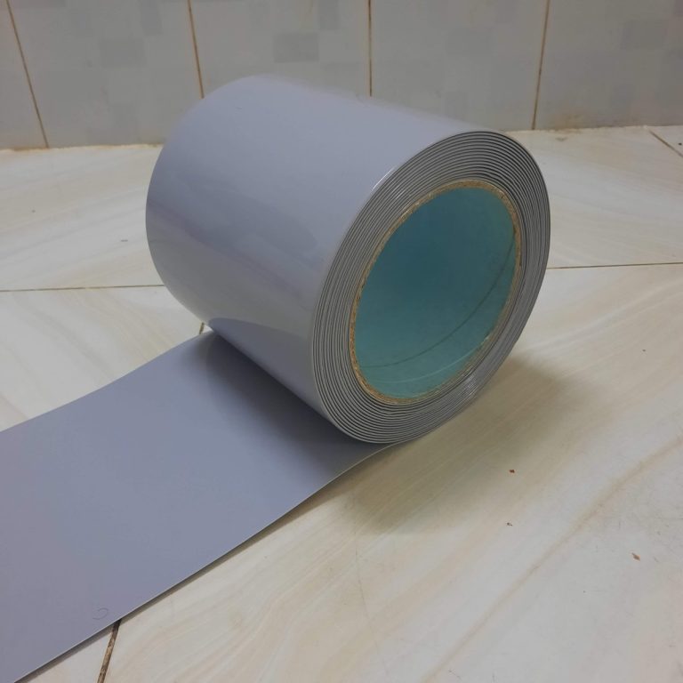 Cuộn nhựa PVC màu ghi xám