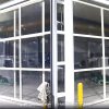 Vách nhựa PVC khung nhôm trắng trong nhà xưởng